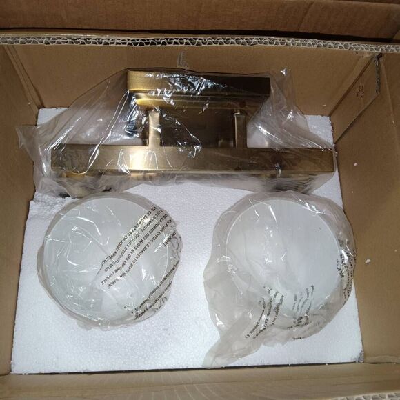 Kichler Lighting 55146BNB Rosalind 2 Light Vanity Light Bath Bracket Brass - Picture 8 of 8